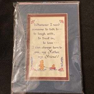 Calligraphy Artwork by Susan Archibald - “…I can always…my father, my friend”